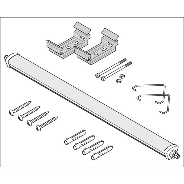 Oprawa DAMP PROOF LED COMPACT 1200 23W 4000K GR IP66