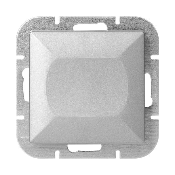 Łącznik krzyżowy podtynkowy Pearl, 10A, 250V, WP-8P, srebrny
