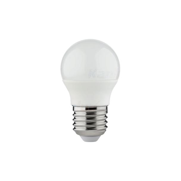 G45 N 4,9W E27-NW Żarówka LED kulka G45 N 4,9W E27-NW barwa biała 4000K 470Lm KANLUX