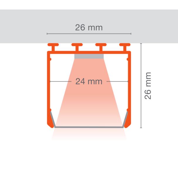 Profil LS AY-PW03/U/26x26/14/1