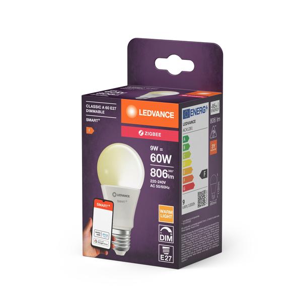 SMART+ ZB CL A Frosted DIM 60 yes 9W E27 LEDVANCE