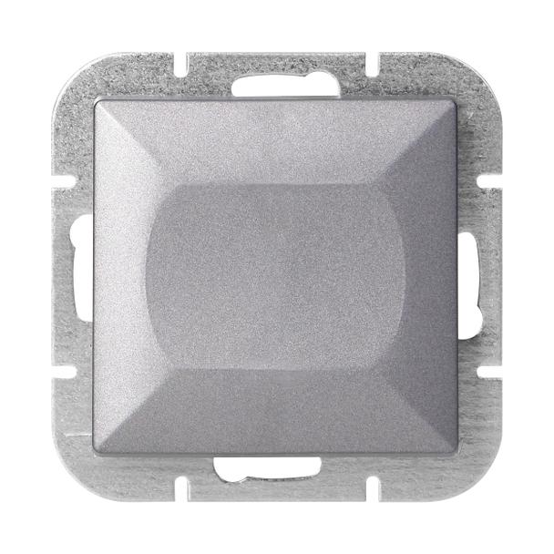 Łącznik podtynkowy jednobiegunowy Pearl, 10A, 250V, WP-1P, antracyt