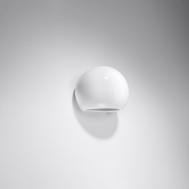 Sollux Kinkiet lakierowany GLOBE biały połysk SL.1026
