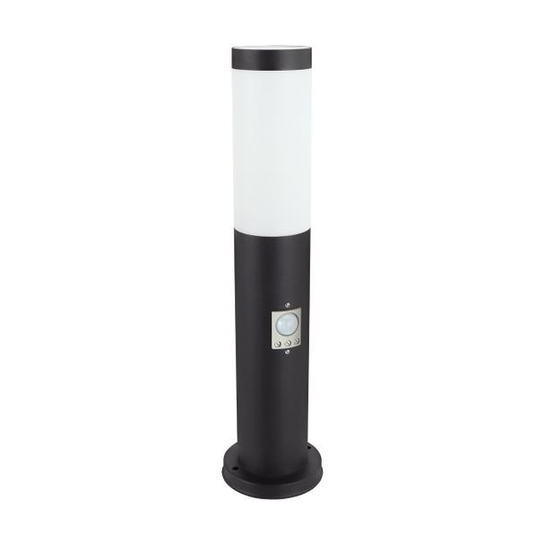Oprawa ogrodowa z czujnikiem ruchu TUBER 45 PIR E27 C BLACK