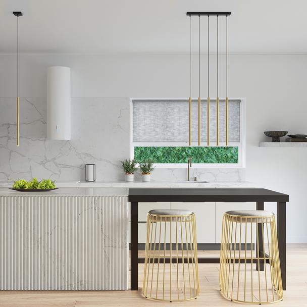 Sollux Lampa Wisząca PASTELO 5L złoty połysk SL.1198