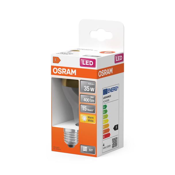 Lampa LED STAR CL A Filament szkło przezroczyste Mirror Gold 37 non-dim 4W 827 E27