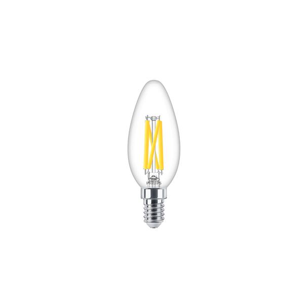 Żarówka LED świeczka 3,4W=40W 470lm 2700K 3,4-40W E14 927 B35 5 lat gw. PHILIPS