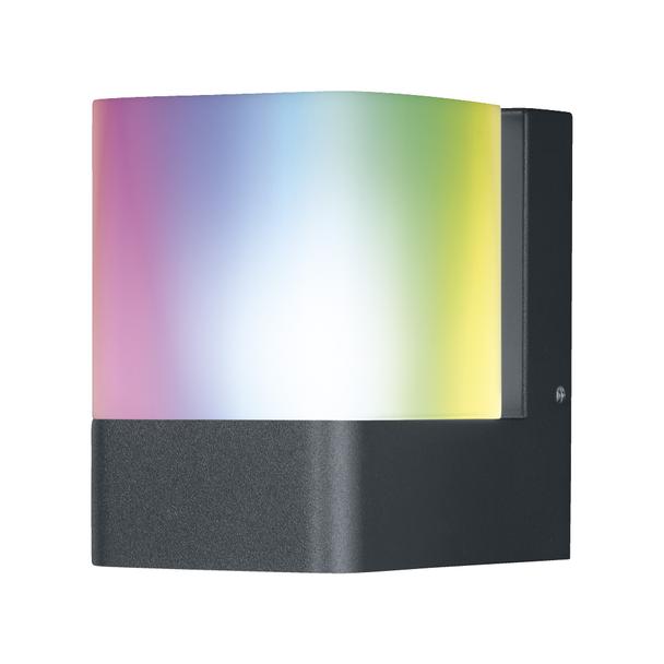 Kinkiet Ogrodowy LED INTELIGENTNY 9,5W RGB+W Ciemny szary SMART+ WiFi CUBE 4058075478114 LEDVANCE