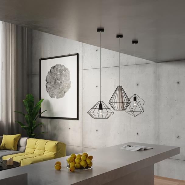 Sollux Lampa wisząca GASPARE czarna SL.0291