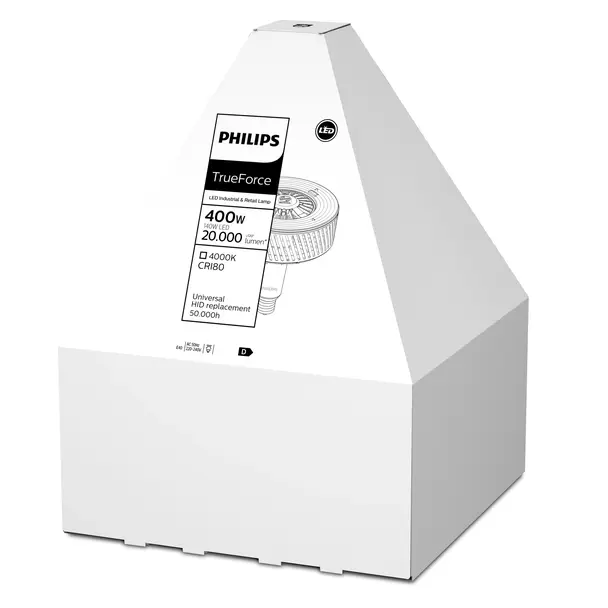Żarówka LED 140W=400W 20000lm 4000K barwa neutralna TForce LED HPI UN 140W E40 840 WB 5 lat gw. PHIL