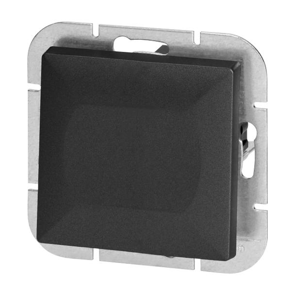 Łącznik krzyżowy podtynkowy Pearl, 10A, 250V, WP-8P, czarny