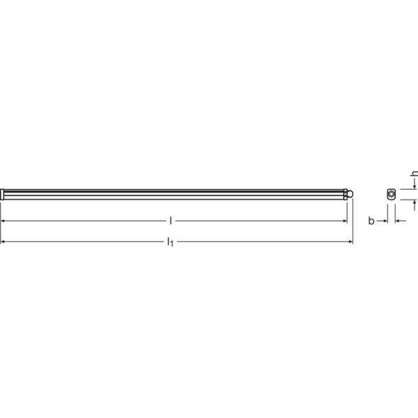 Oprawa DAMP PROOF LED SLIM VALUE 1500 50W 4000K IP65