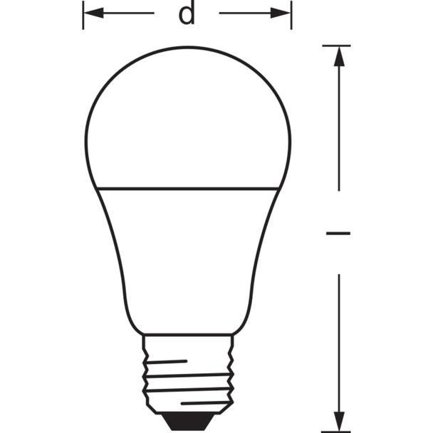 3PAK Żarówka LED E27 A60 9W 806lm CCT SMART+ WiFi ściemnialna 4058075485730 LEDVANCE