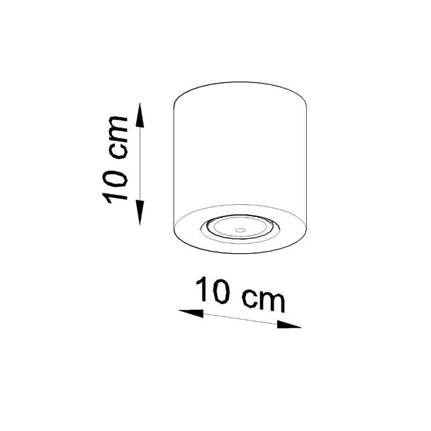 Sollux Plafon ORBIS naturalne drewno SL.0492