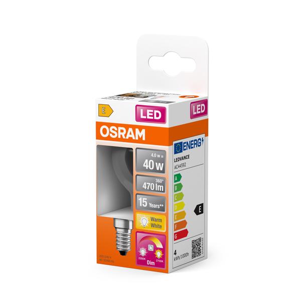 Lampa LED STAR+ GLOWdim CL P40 FILAMENT 4W 827 E14
