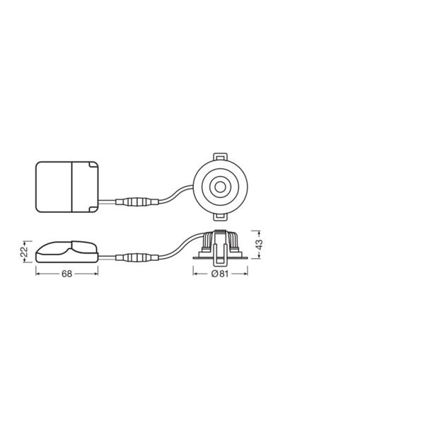 Oprawa SPOT ADJ P 8W 927 PS DIM IP20 WT