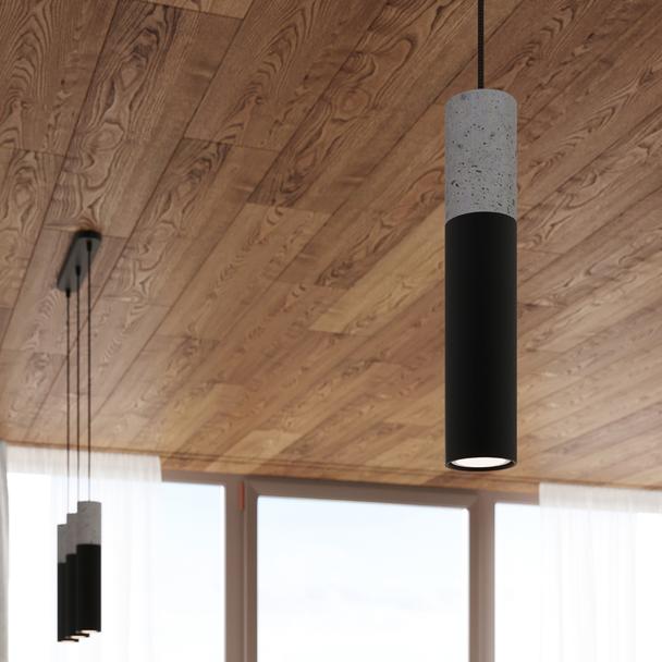 Lampa wisząca BORGIO 3P czarny