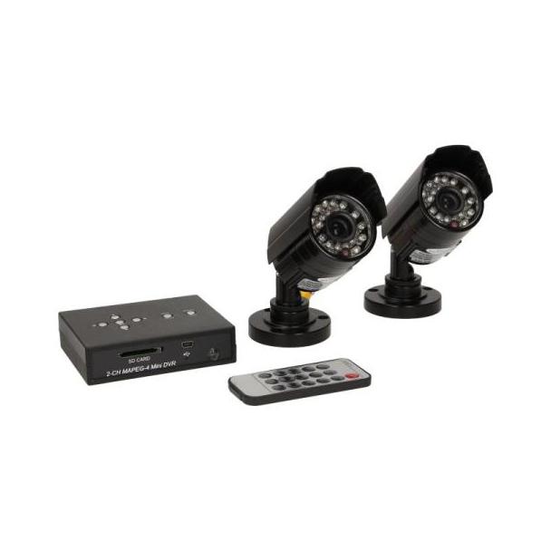 System do monitoringu 2-kanałowy przewodowy CCTV OR-MT-JX-1804 ORNO