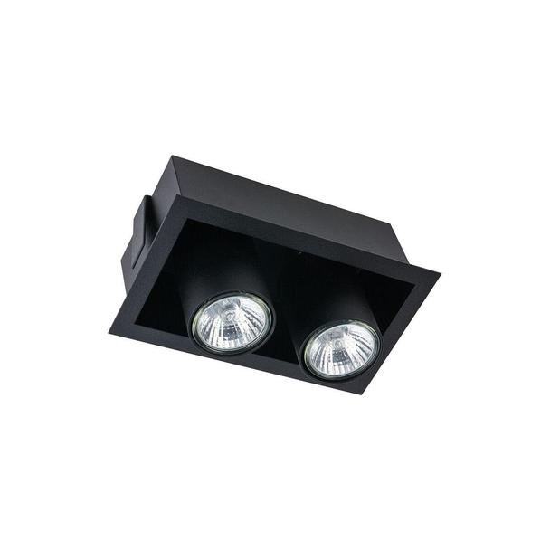 Nowodvorski oprawa sufitowa Eye Mod II 2xGU10 czarna wpuszczana 8940