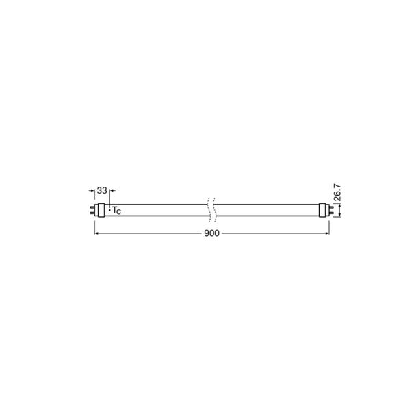Tuba LED T8 PRO 900mm 10,3W 840 EM