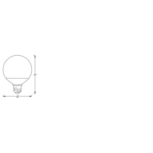 Żarówka LED E27 G95 14W = 100W 1521lm CCT 200° SMART+ WIFI Ściemnialna 4058075609594 LEDVANCE