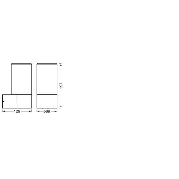 SMART OUTD WIFI PIPE WALL RGBW DG LEDV LEDVANCE