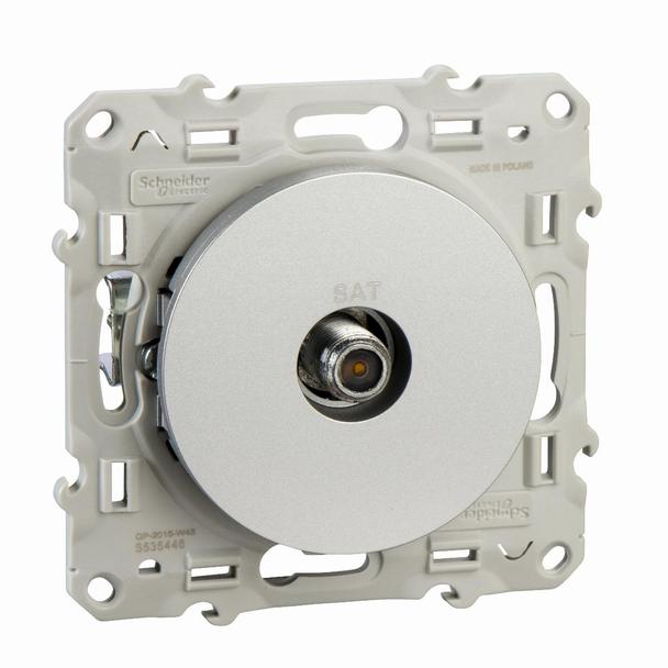 Odace, gniazdo SAT aluminium