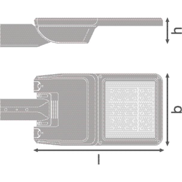 Oprawa uliczna LED STREETLIGHT FLEX SMALL 13W 3000K 730 RV25ST ALW 4058075552241 LEDVANCE
