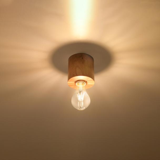 Sollux Plafon SALGADO naturalne drewno SL.0672