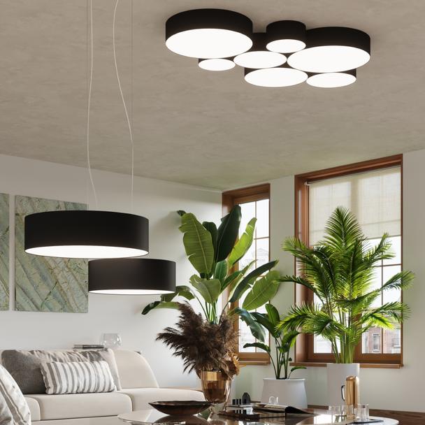Sollux Lampa wisząca ARENA 35 czarna SL.0115