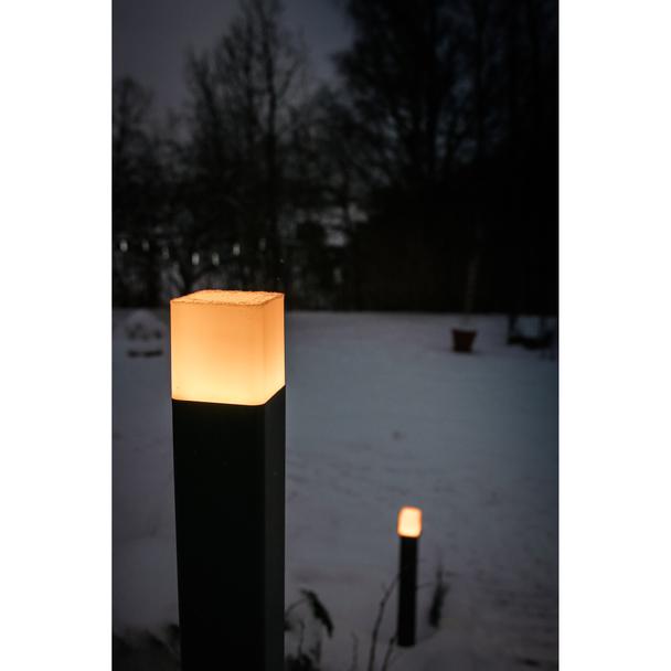 Słupek Ogrodowy Lampa LED INTELIGENTNA 9,5W RGB+W Szary 50cm SMART+ WiFi CUBE 4058075478152 LEDVANCE