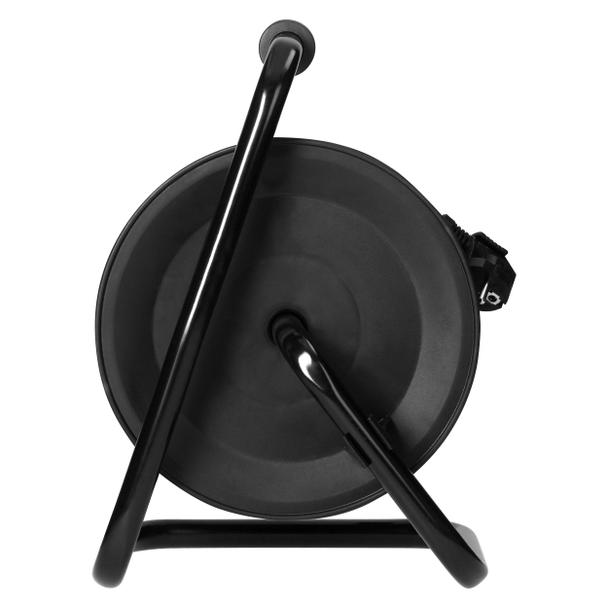 Przedłużacz bębnowy, 4 gniazda 2P+Z, Schuko, kabel PVC H05VV-F 3x1,5mm2, długość 25m, termik, przesł