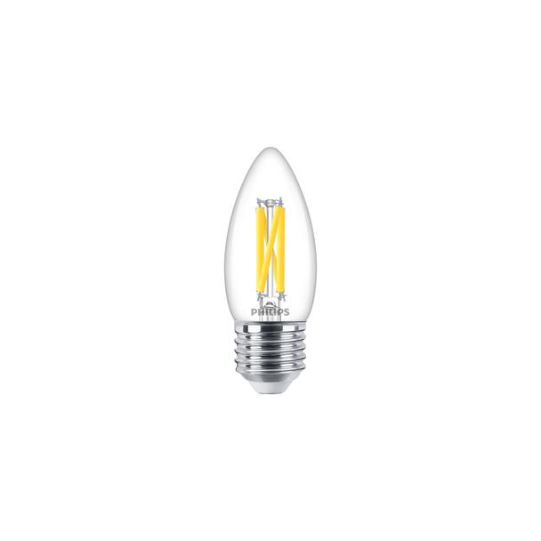 Żarówka LED świeczka 3,4W=40W 470lm 2700K 3,4-40W E27 927 B35 5 lat gw. PHILIPS