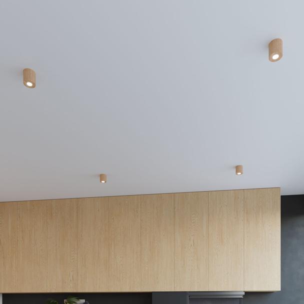 Sollux Plafon ORBIS naturalne drewno SL.0492