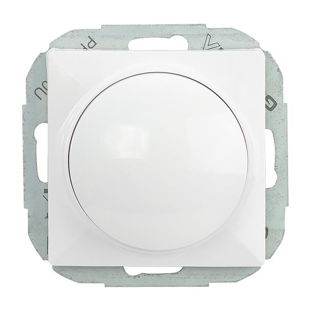 Ściemniacz obrotowy LED Pearl, 230V, 50Hz, Pmin:3W, Pmax:35W, SO-1P/LED, biały