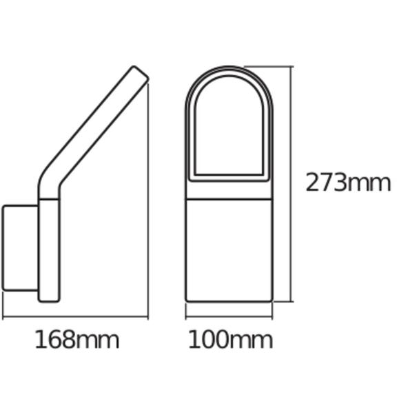 Kinkiet lampa elewacyjna ścienna 12W Endura Style WALL DG 4058075214132 LEDVANCE