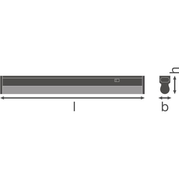 Oprawa liniowa LINEAR COMPACT SWITCH 300 4W 3000K