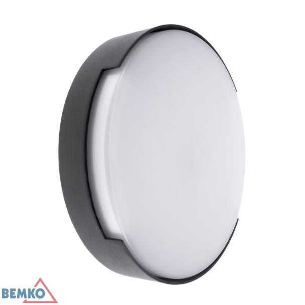 OPRAWA ELEWACYJNA VALANT 16W 3000K 1120LM IP65 250X62MM OKRĄGŁA GRAFIT