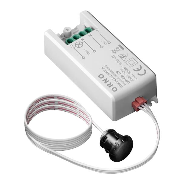 Włącznik bezdotykowy dwubiegunowy, IP20, 500W