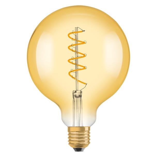 Lampa LED Vintage 1906 dim CL GLOBE125 Filament szkło przezroczyste GOLD 25 dim 4,5W 820 E27