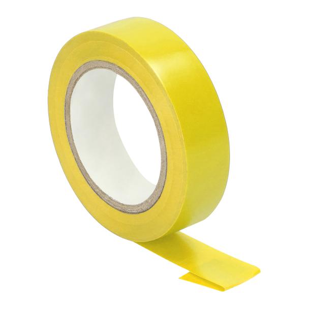 Taśma izolacyjna żółta, uniepalniona, szerokość 15mm, grubość 0,13mm, długość 10m OR-AE-13214/YL/10M ORNO