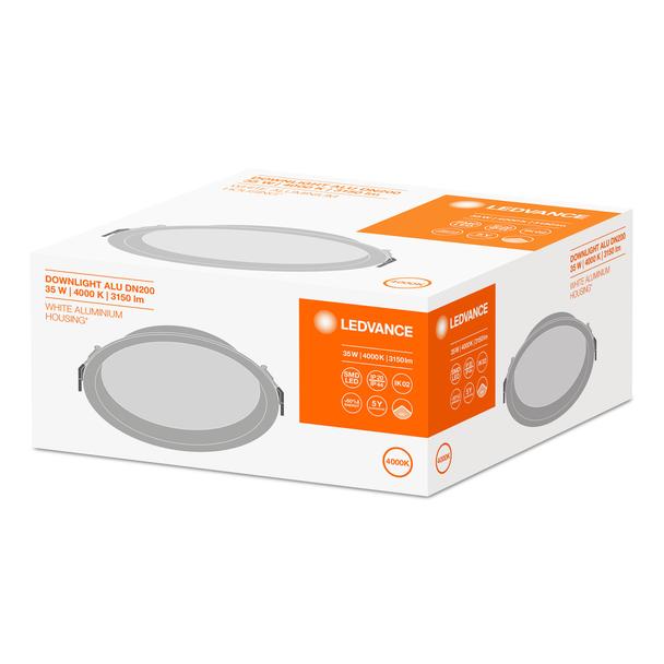 DL ALU DN200 35W 4000K WT IP44 LEDV LEDVANCE