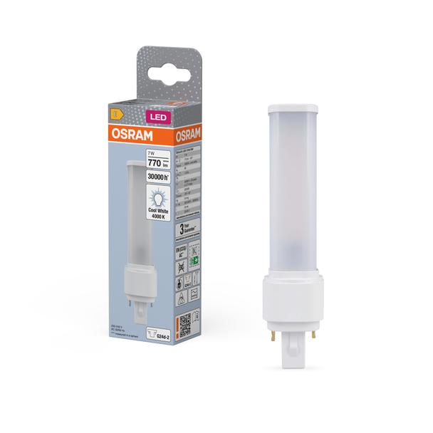 DULUX D LED FR 18 CCG, AC mains 7W 840 G24d-2 TRZONKI SPECJALNE LEDVANCE