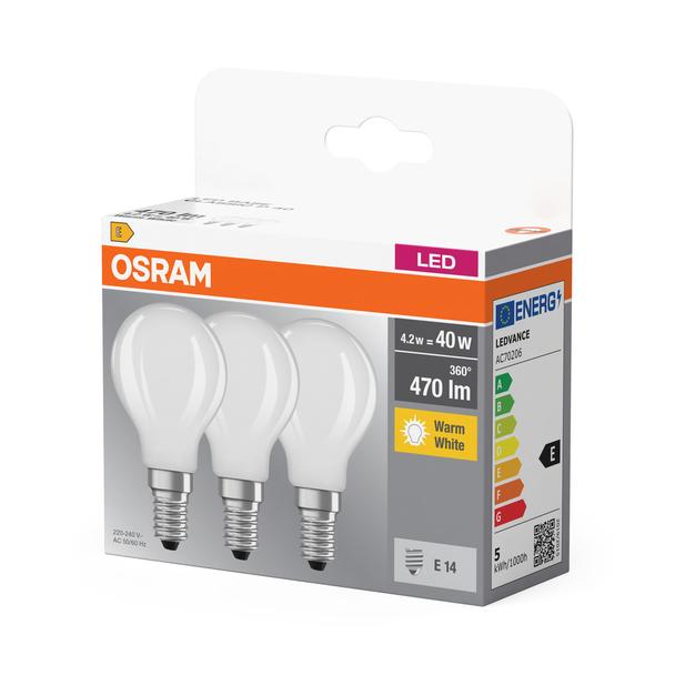 BASE CL P40 4W 827 230V GL FR E14 FS3 LEDVANCE