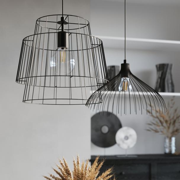 Sollux Lampa wisząca GATE czarny SL.0663
