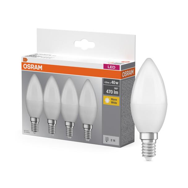 BASE CL B40 4,9W 827 230V FR E14 FS4 LEDVANCE