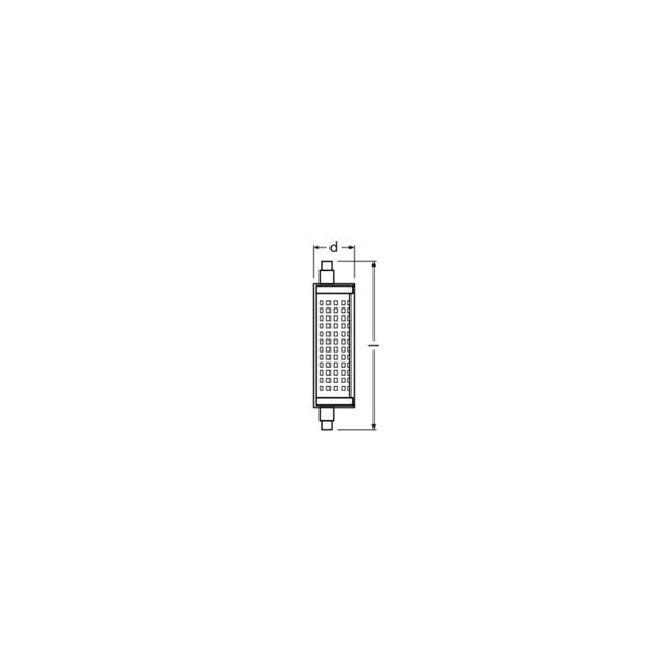 LED LINE 118150 19W 827 230V R7S 6X1 LEDVANCE