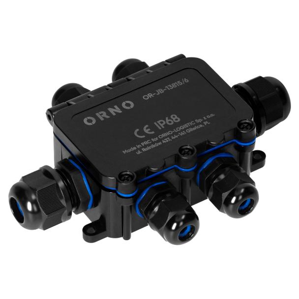Puszka natynkowy HD IP68, 0,5-6,0mm2 ,2 dławnice M20, 4 dławnice M16