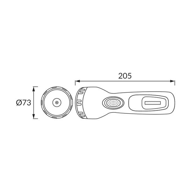 Akumulatorowa latarka LED TRAPER LED 1W+3W