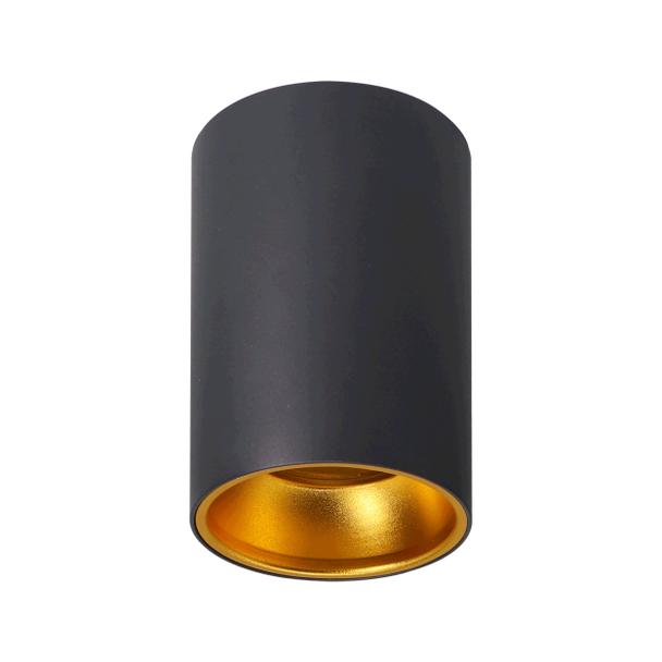ELIZA, oprawa typu downlight, GU10 max. 35W, IP20, okrągła, czarno-złota, aluminium